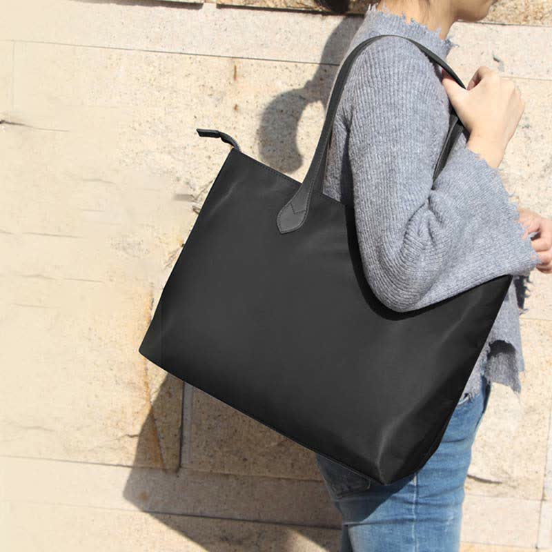 Damen-Tragetasche, große Kapazität, Umhängetasche, Tragegriff oben, Handtasche