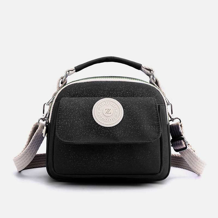 Tasche mit Griff oben für Damen, einfache, tragbare Umhängetasche mit Spritzschutz