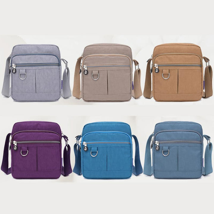 Damen Umhängetasche mit mehreren Taschen, lässige Reise-Schultertasche