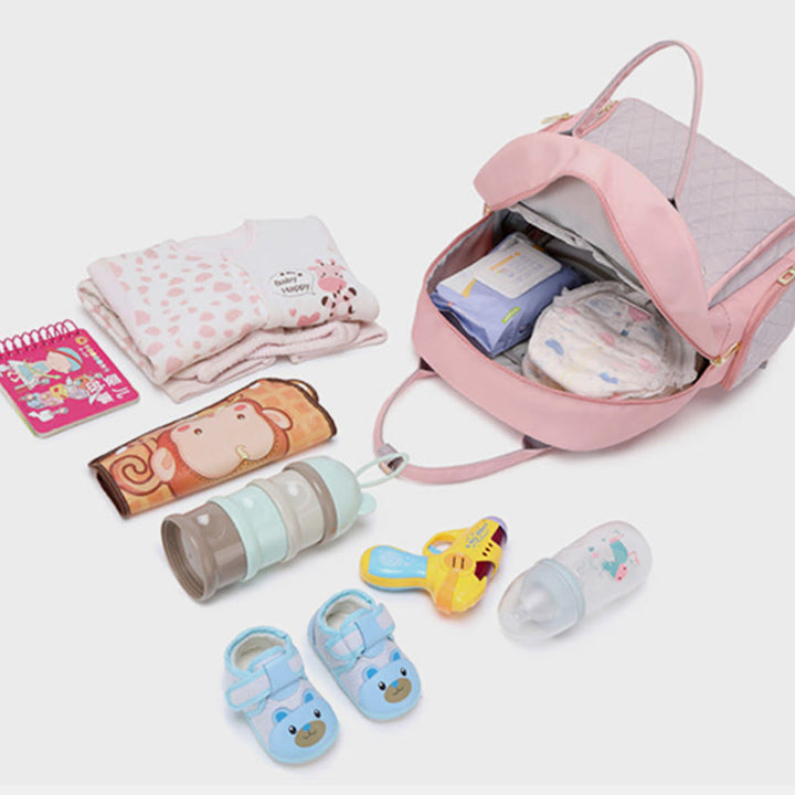 Tragbare Mama-Tasche für Frauen im Freien, wasserdichter, multifunktionaler Oxford-Rucksack