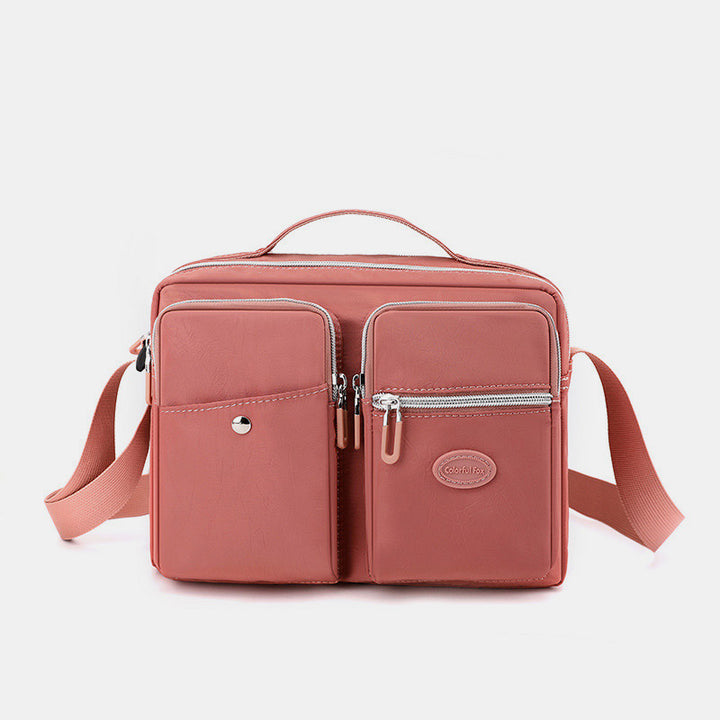 Leichte Handtasche, Umhängetasche, mehrere Taschen, für Reisen und Arbeit, Schultertasche, Messenger Bag