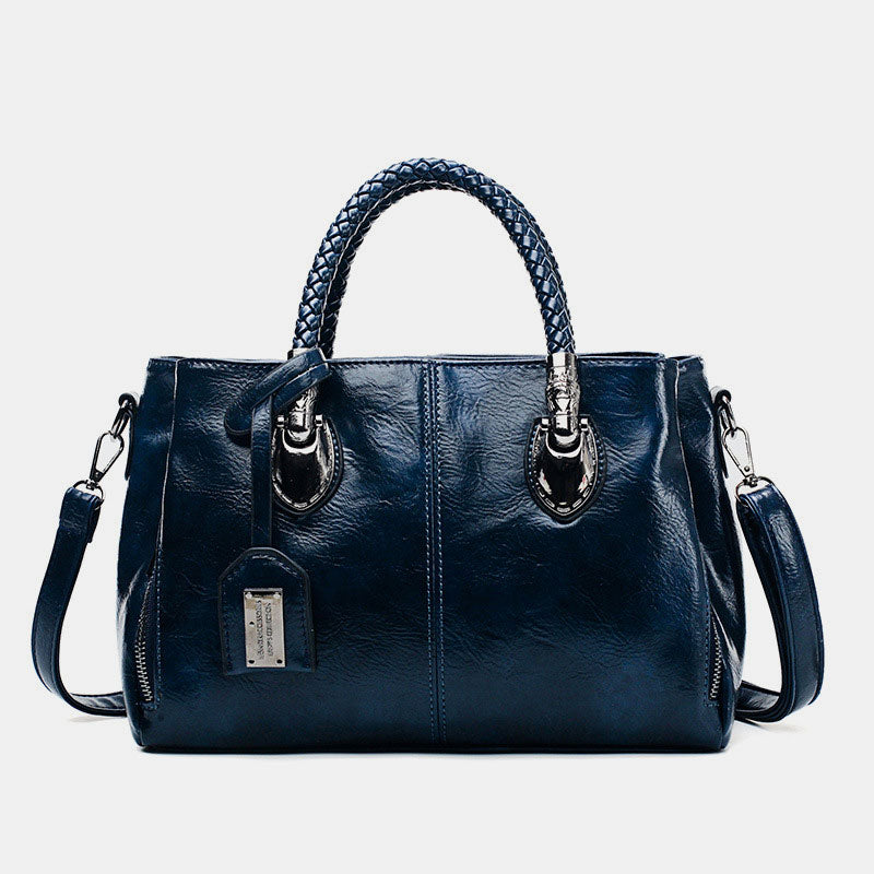 Klassische Retro-Handtasche mit mehreren Taschen 