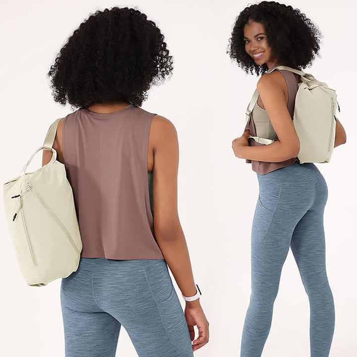 Kleiner Rucksack Sackpack für Sportreisen Cabrio Canvas Schultertasche Handtasche
