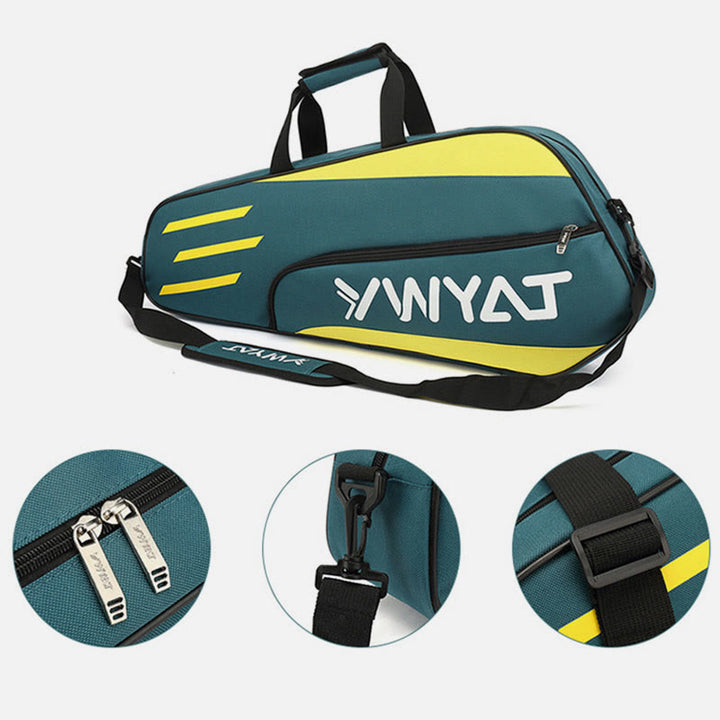 Badminton-Schlägertasche für Teenager, wasserdicht, Nylon, verdickter Schulterrucksack