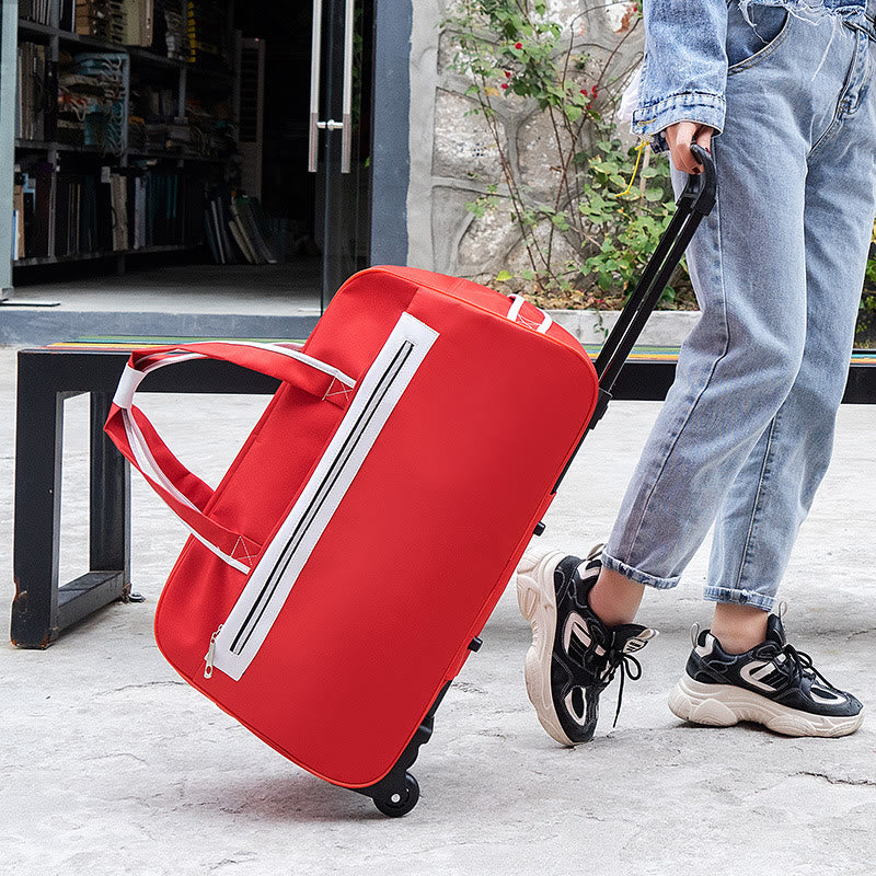 Zugstange Gepäck Damen Herren Minimalistische Geschäftsreise Reisetasche