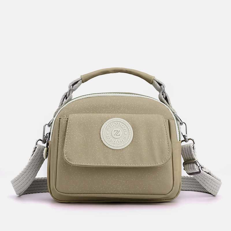 Tasche mit Griff oben für Damen, einfache, tragbare Umhängetasche mit Spritzschutz