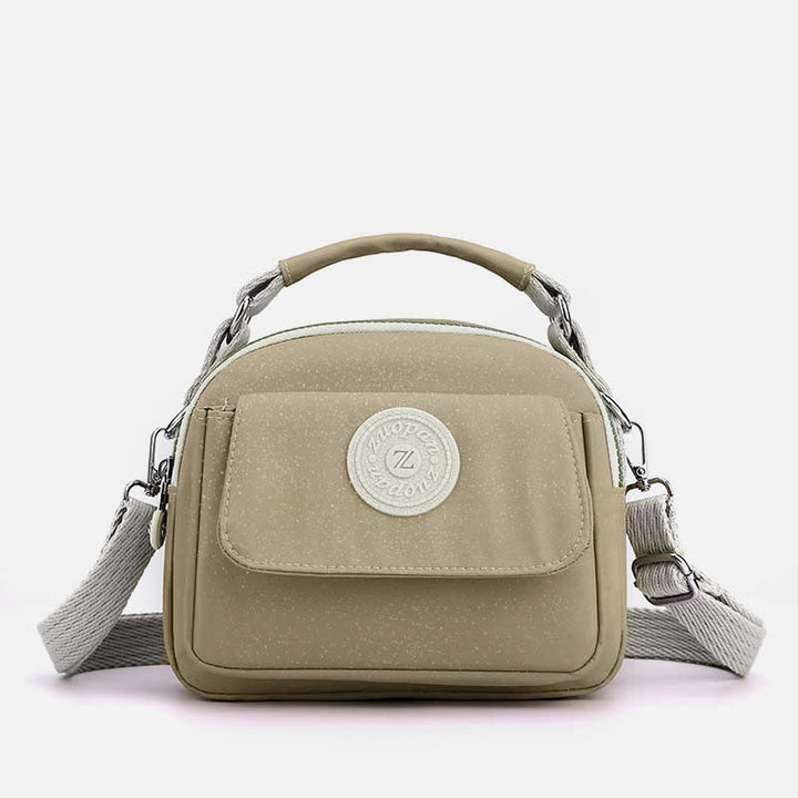 Tasche mit Griff oben für Damen, einfache, tragbare Umhängetasche mit Spritzschutz