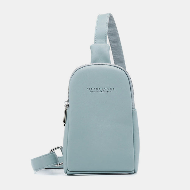 Leichte, lässige Schultertasche für Damen, kleiner Umhängerucksack aus PU-Leder