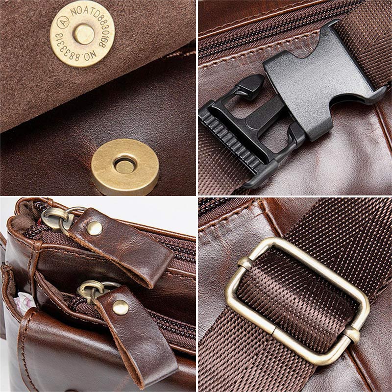 Trendige Retro-Gürteltasche mit großem Fassungsvermögen
