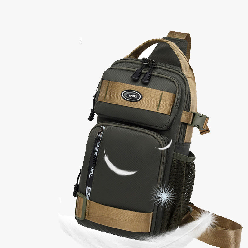 Leichte Reisegeldbörse für Männer, praktische wasserdichte Outdoor-Brusttasche