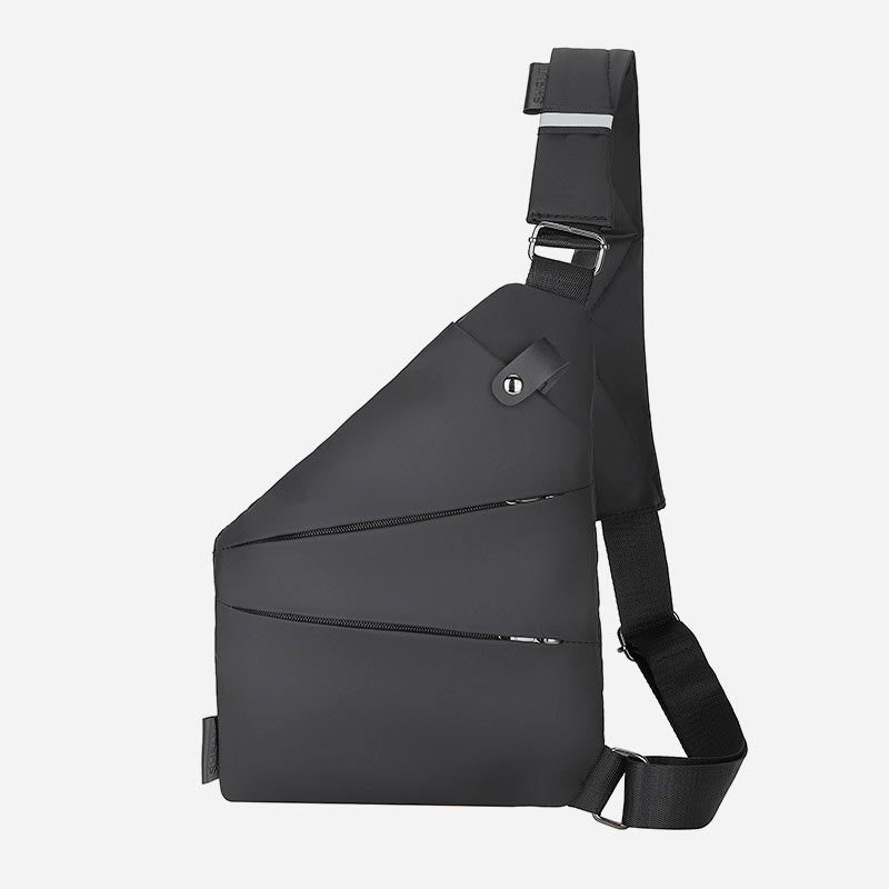 Schultertasche für Männer, Diebstahlsichere, multifunktionale, wasserdichte Brusttasche für den Sport