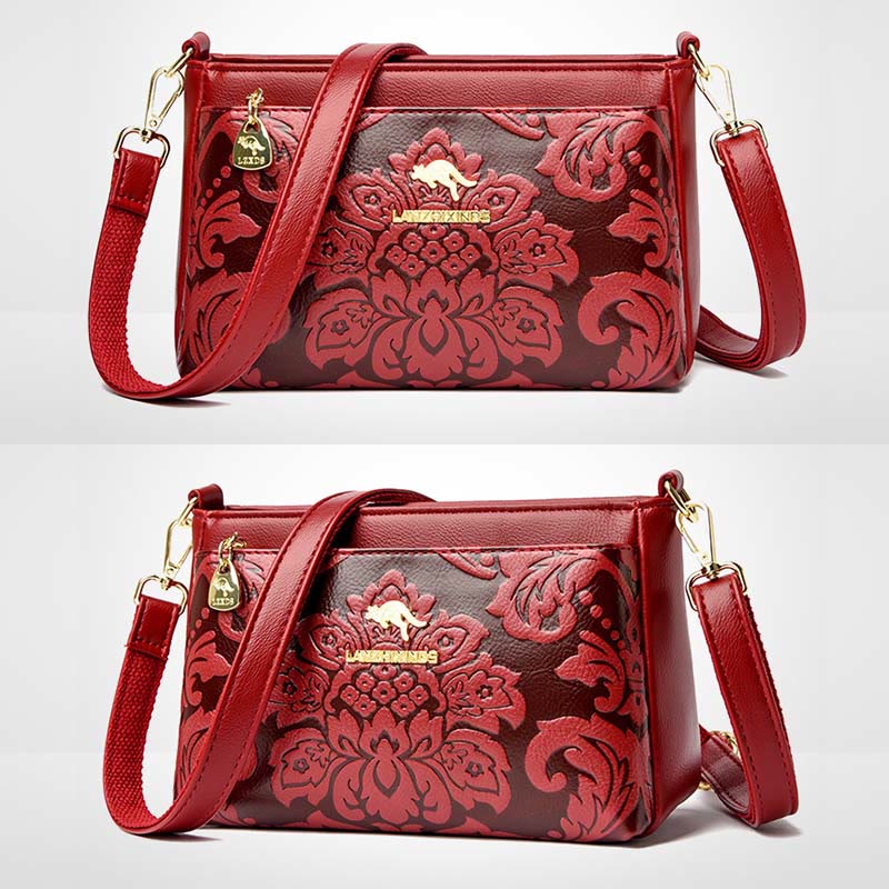 Vintage Frauen Floral Handtasche Crossbody Geldbörsen Damen Casual Schulter Taschen