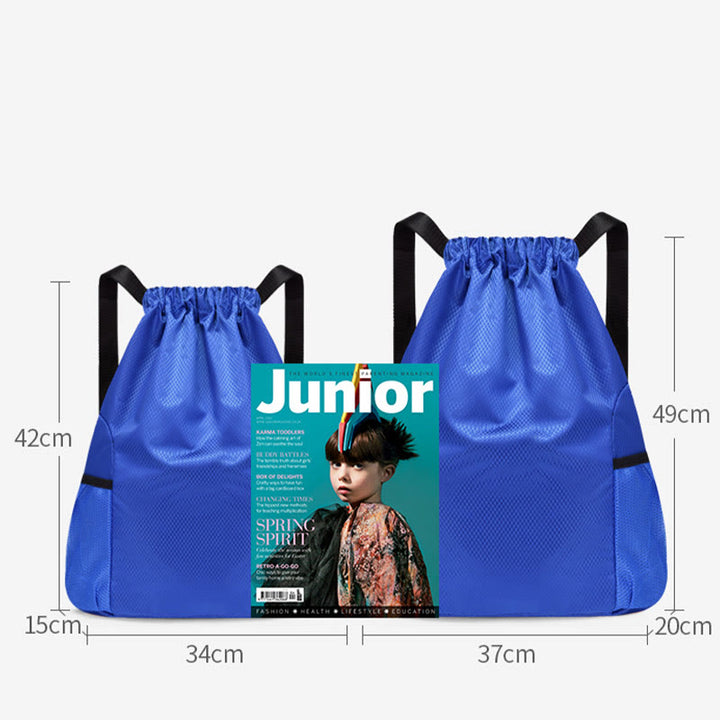 Rucksack für Outdoor-Sport, leicht, mit Kordelzug, einfache Fitnesstasche