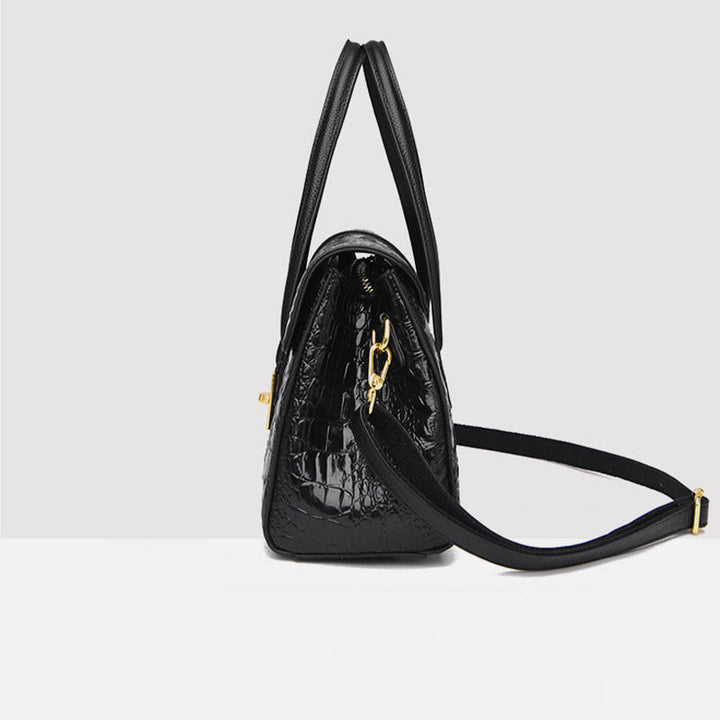 Handtaschen für Frauen Krokodilmuster Leder Crossbody Tragetasche