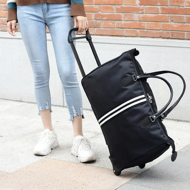 Zugstangen-Reisetasche für Damen und Herren, leicht, minimalistisch, Reisetasche