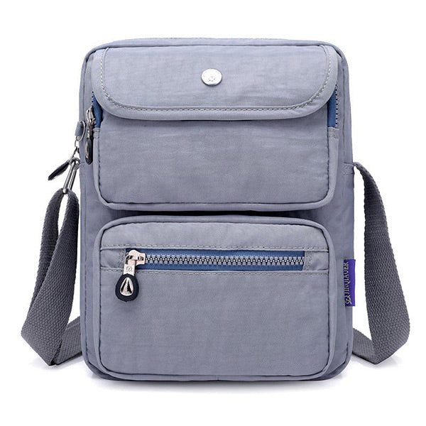 Umhängetasche aus Nylon mit mehreren Taschen