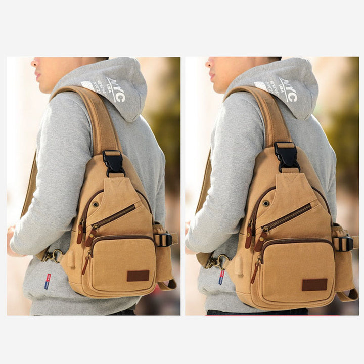 Schultertasche für Herren, lässig, für Reisen, Outdoor, Wandern, Umhängetasche, Tagesrucksack