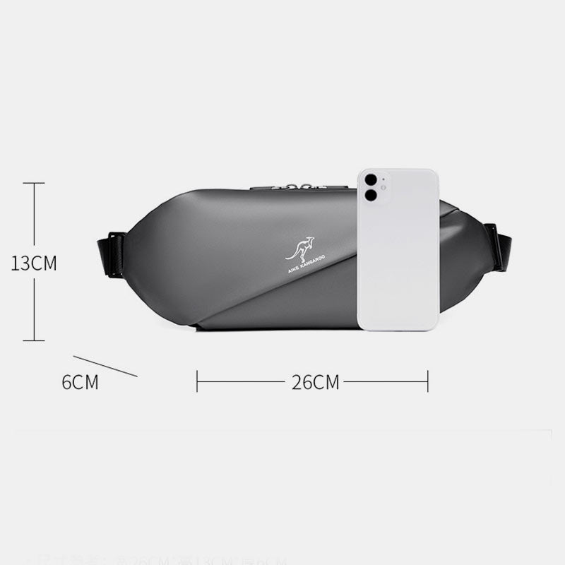 Lässige, multifunktionale, wasserdichte Schultertasche mit großem Fassungsvermögen