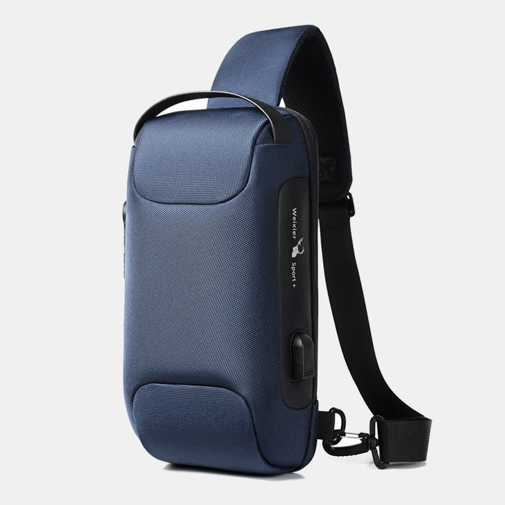 Wasserdichte, diebstahlsichere Schultertasche mit großem Fassungsvermögen und bequemem, handlichem