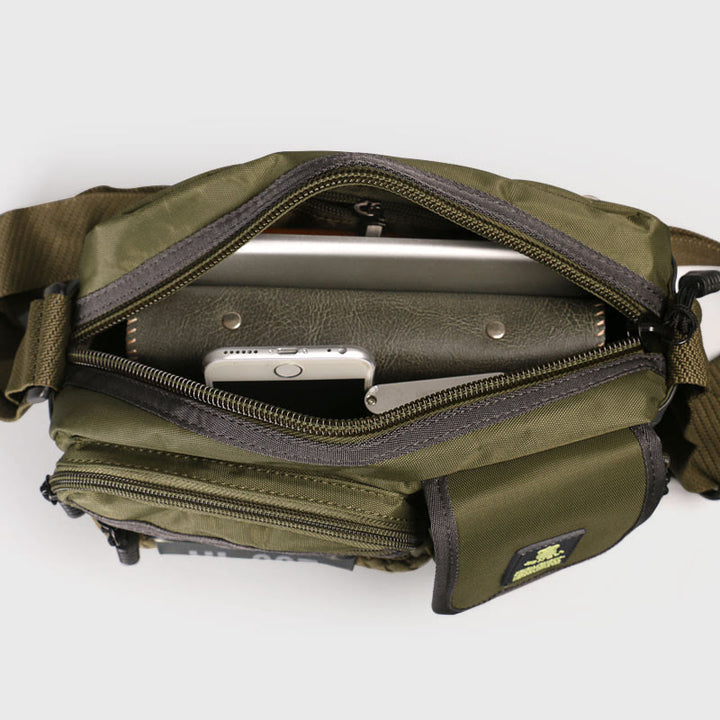Umhängetasche für Herren, mehrere Taschen, leichte Oxford-Umhängetasche