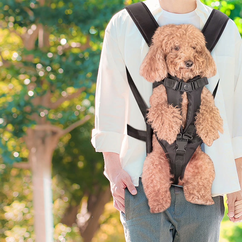 Haustiertragetasche für Hunde im Freien, leicht zu tragender Brust-Rucksack vorn