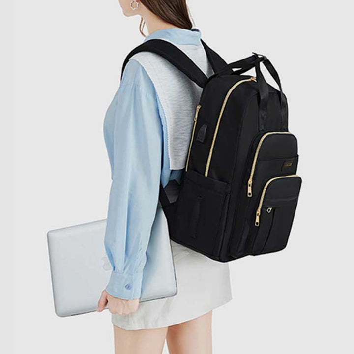 Rucksack für Damen, multifunktional, für den Alltag, Reisen und Freizeit, großes Fassungsvermögen