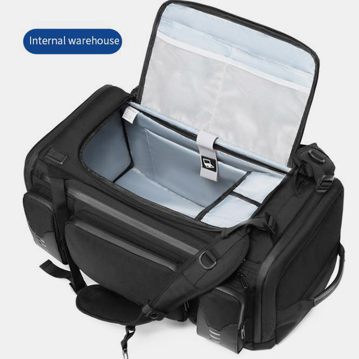 Große Kapazität Reisetasche Tote Cabrio Rucksack mit USB-Ladeanschluss