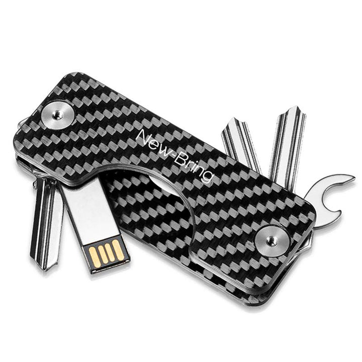 Minimalistischer Schlüssel-Organizer aus Aluminium