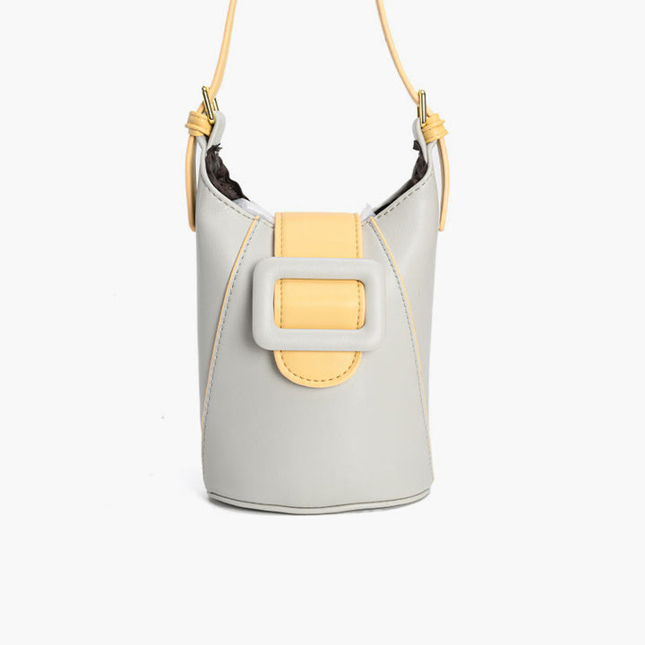 Umhängetasche für Damen, zum Einkaufen, minimalistische Eimer-Mini-Telefontasche
