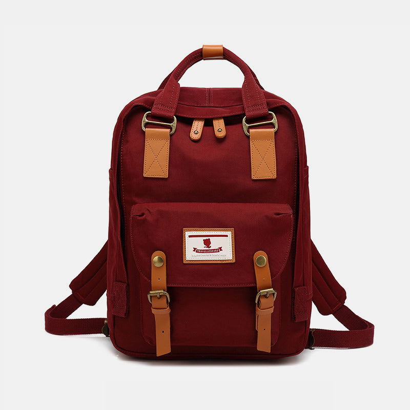 Wasserdichter Reiserucksack im Vintage-Stil im College-Stil
