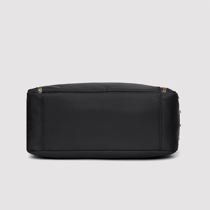 Umhängetasche für Damen, einfache, helle Farbe, wasserdichte Nylontasche