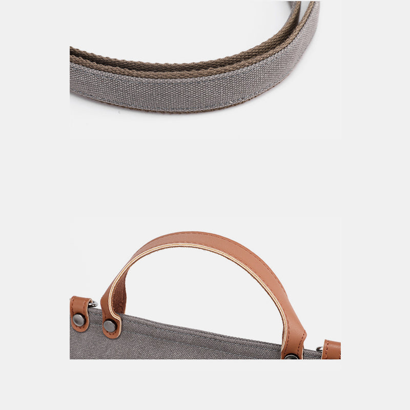 Canvas große Kapazität Vintage Umhängetasche Handtasche
