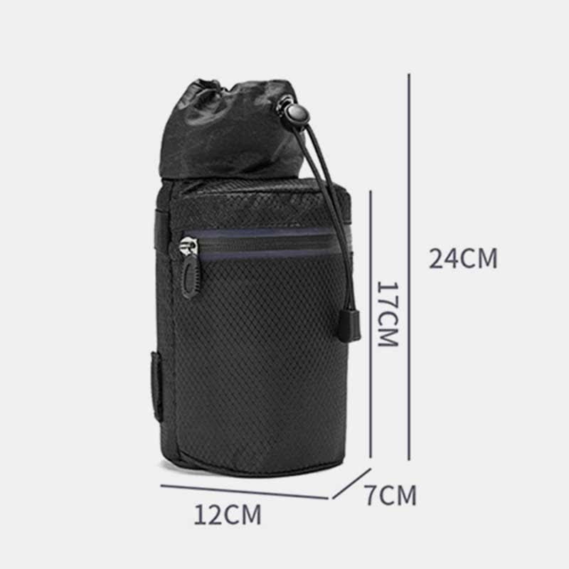 Isolierter Trinkflaschenhalter fürs Fahrrad, Taschenträger mit Schultergurt