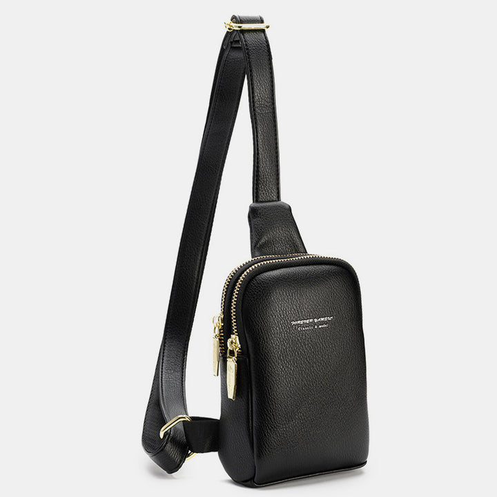 Kleine Umhängetasche, Schultertasche, Geldbörse, Brusttasche für Frauen und Mädchen