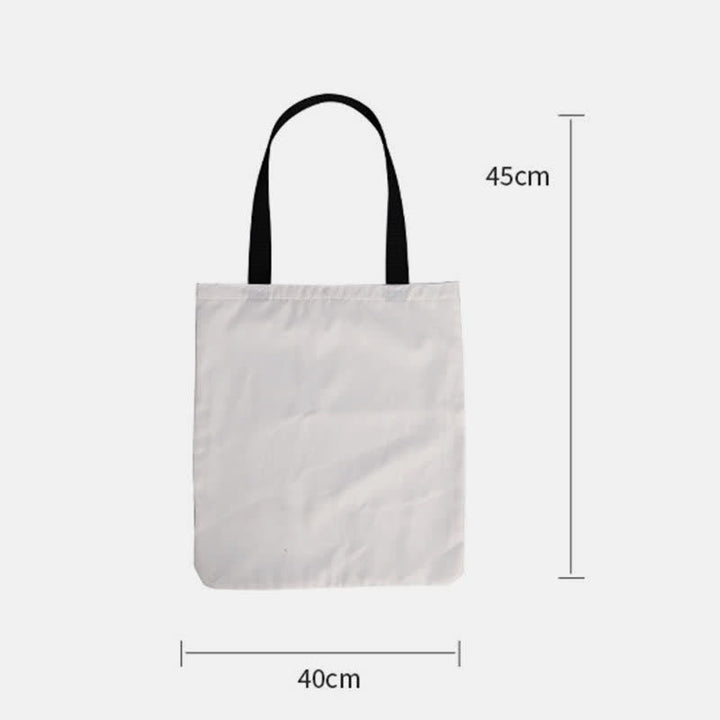 Süße Kätzchen-Tragetasche aus Segeltuch für Damen und Herren, multifunktionale Schultertaschen