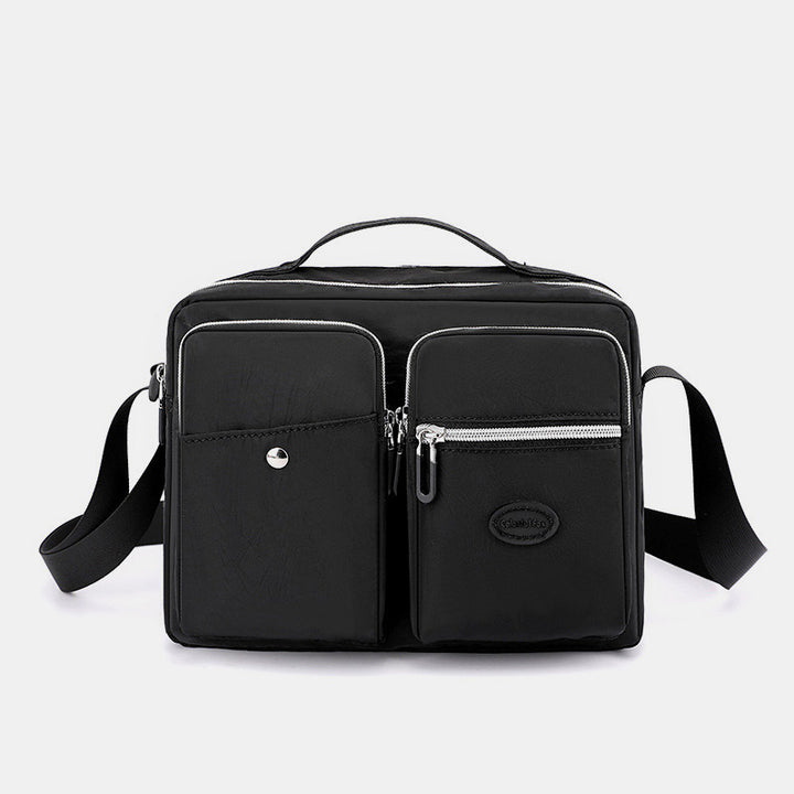 Leichte Handtasche, Umhängetasche, mehrere Taschen, für Reisen und Arbeit, Schultertasche, Messenger Bag