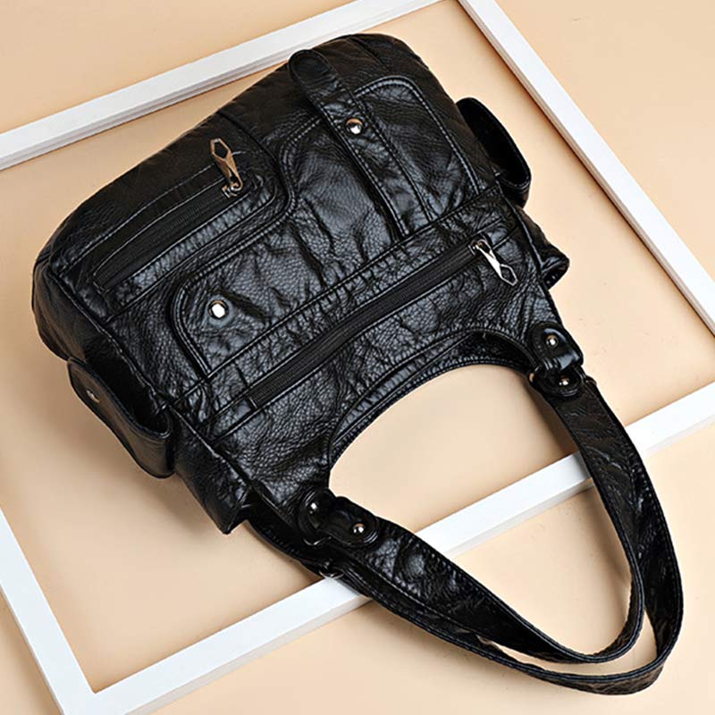 Damen Handtasche und Geldbörse Große Hobo Bag mit Doppelfach