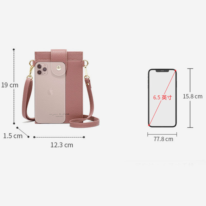 Superschlanke, elegante Umhängetasche fürs Telefon