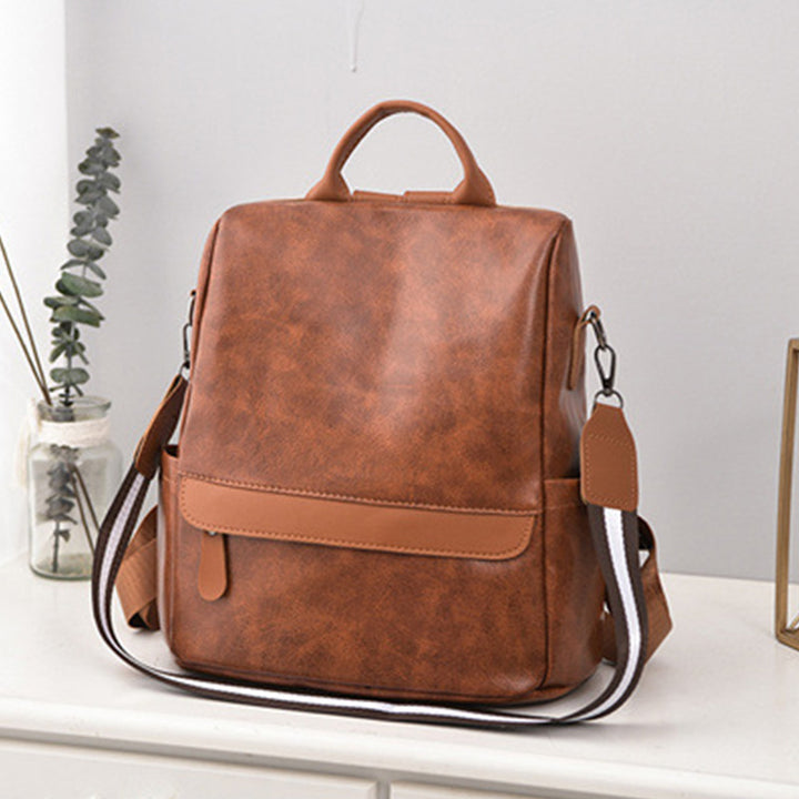 Damen Anti-Diebstahl Rucksack Geldbörsen Mehrzweck Leder Handtasche Schultertasche Reisetasche