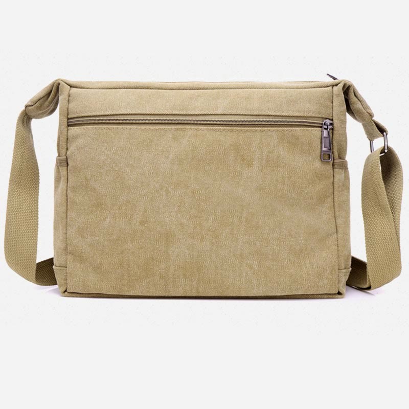 Umhängetasche für Herren, Vintage, Outdoor, Canvas, Business-Umhängetasche
