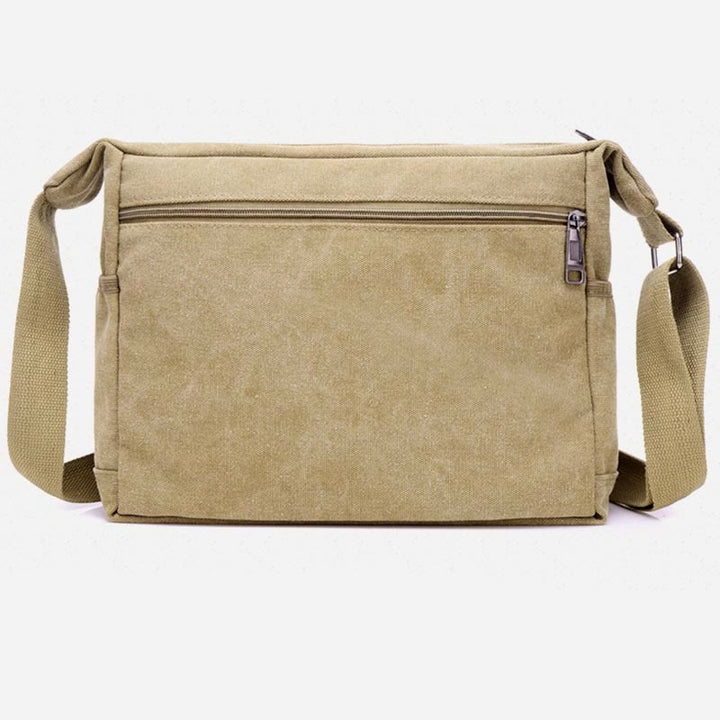Umhängetasche für Herren, Vintage, Outdoor, Canvas, Business-Umhängetasche