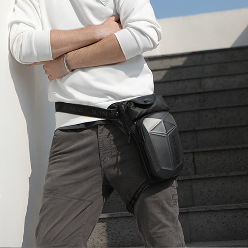 Hüfttasche für Herren, wasserdicht, lässig, Outdoor-Beintasche