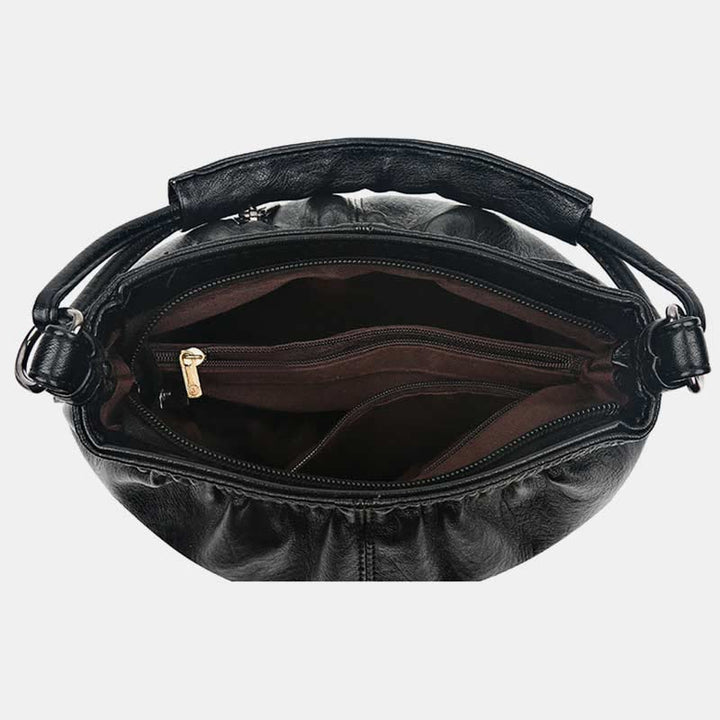 Umhängetasche für Damen, Vintage, große Kapazität, Outdoor-Crossbody-Handtasche