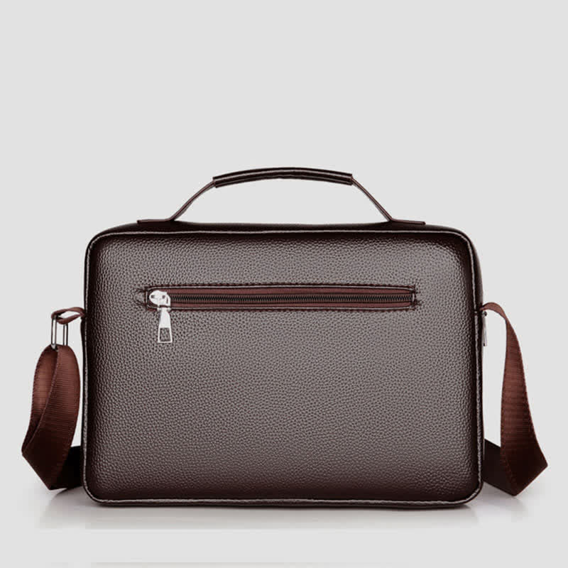 Retro Leder Satchel Messenger Bag für Männer Reise Umhängetasche