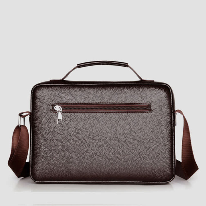 Retro Leder Satchel Messenger Bag für Männer Reise Umhängetasche
