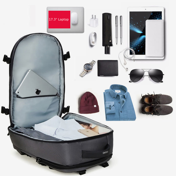 Business-Rucksack für Herren, multifunktionaler kurzer Reise-Laptop-Tagesrucksack