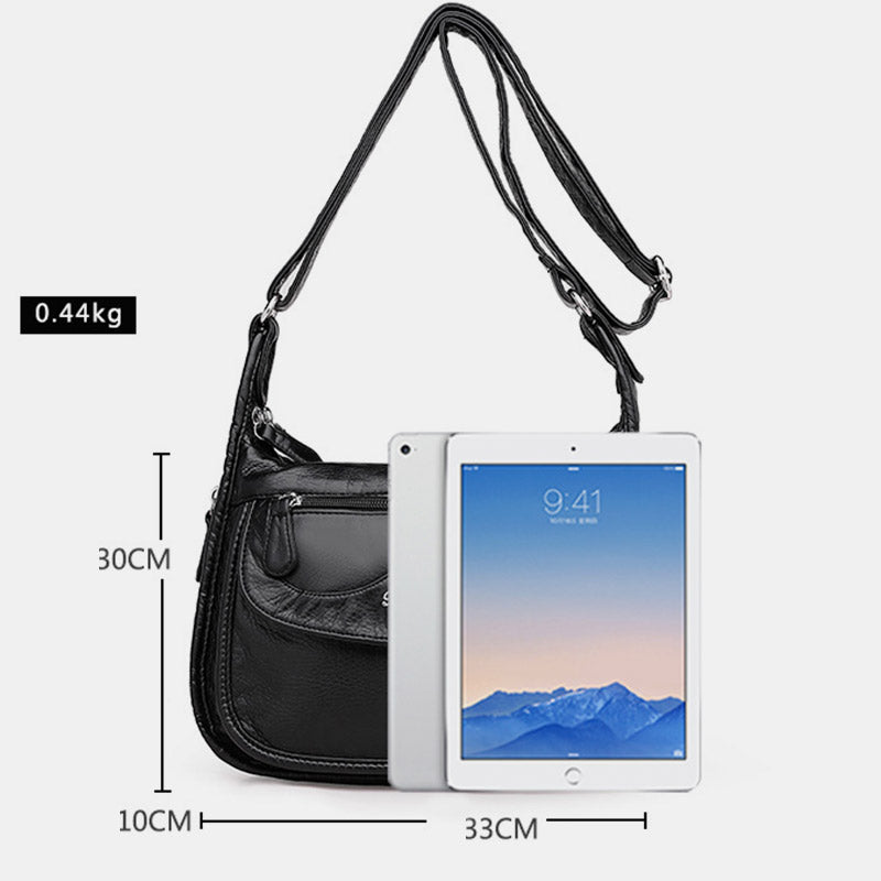 Lässige, multifunktionale Umhängetasche mit mehreren Taschen