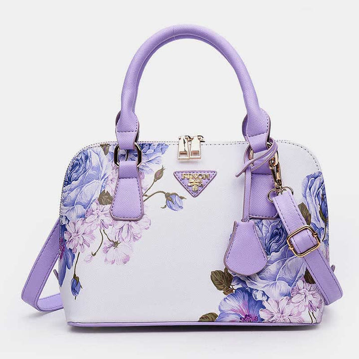 Damen Umhängetasche mit Blumenmuster, Umhängetasche, Schultertasche