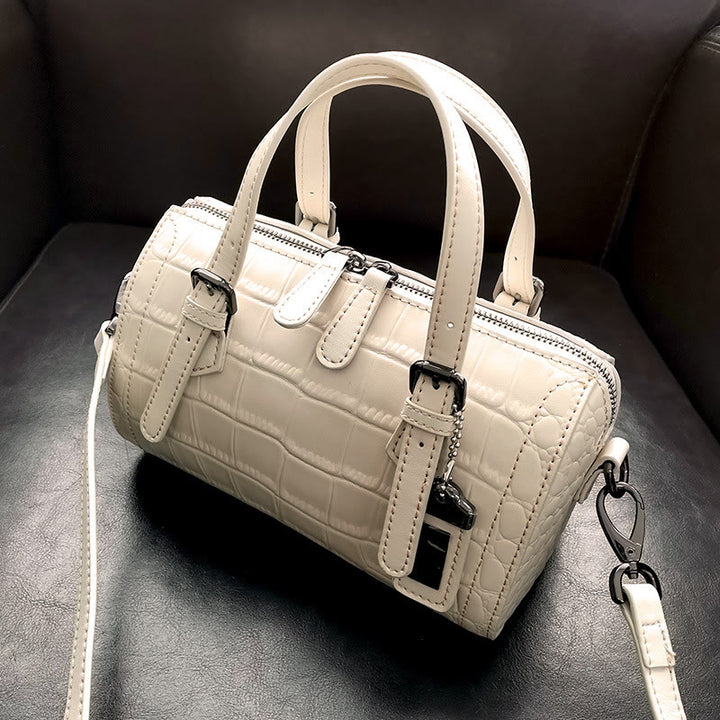 Krokodildruck Leder Handtasche Business Commuter Damen Umhängetasche