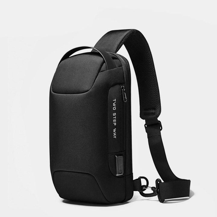 Wasserdichte Schultertasche mit USB-Ladeanschluss